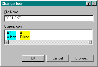 Icons displayed in Windows Explorer