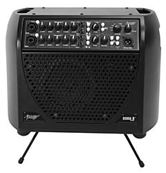 Using the lifter to tilt the amp